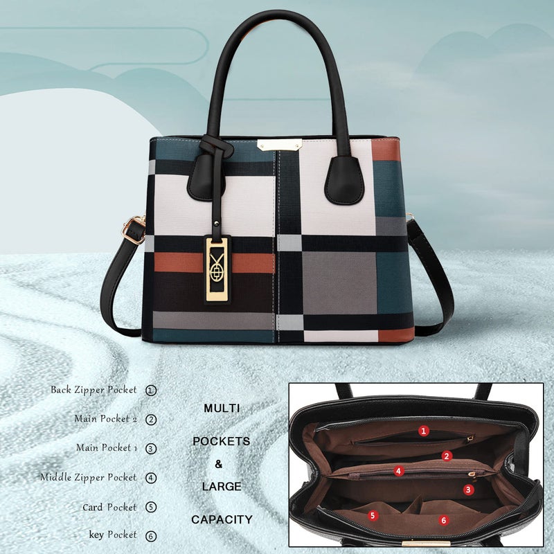 COCIFER Purses and Handbags for Women Shoulder Tote Bags Top Handle Satchel - Image 5